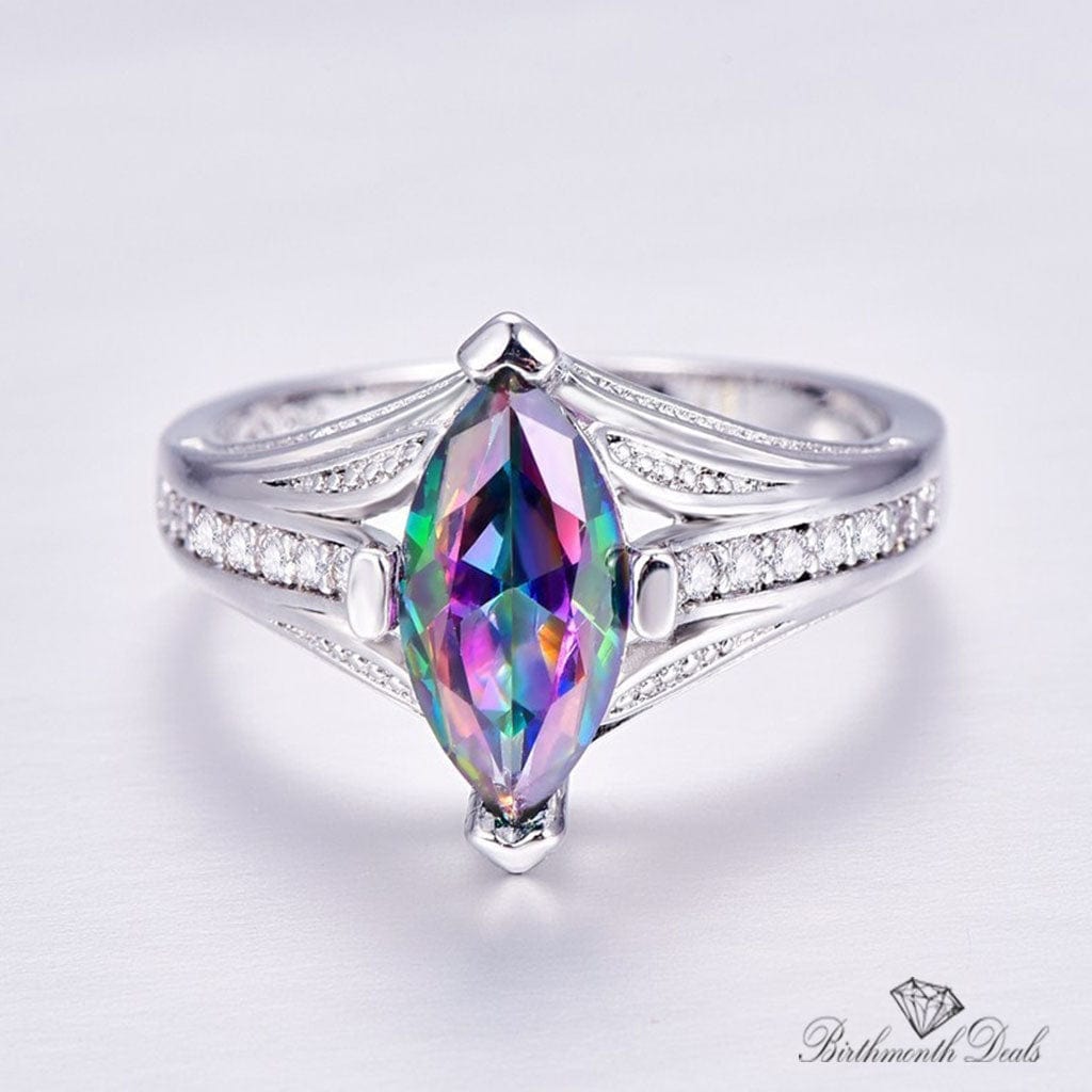 June Alexandrite Birthstone Ring - Birthmonth Deals