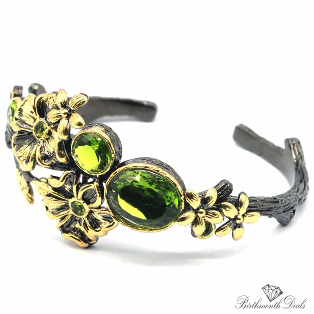 August Peridot Birthstone Bracelet - Birthmonth Deals