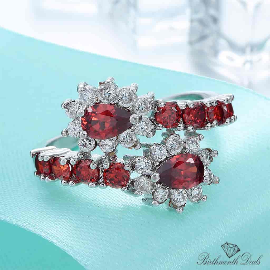 July Ruby Birthstone Ring - Birthmonth Deals
