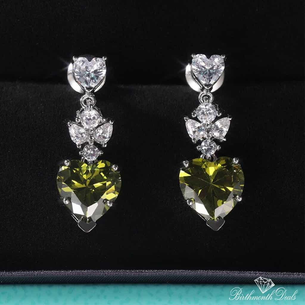 August Peridot Earrings - Birthmonth Deals