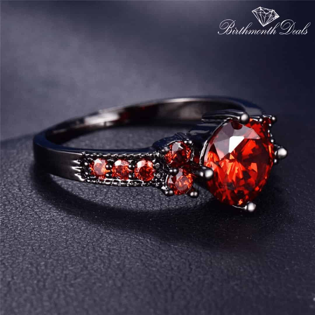 July Ruby Birthstone Ring - Birthmonth Deals