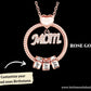 Personalized Carved MOM Pendant - Birthmonth Deals