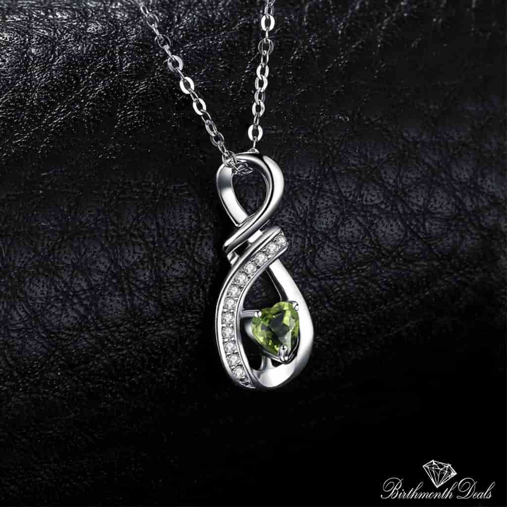 August Peridot Necklace - Birthmonth Deals