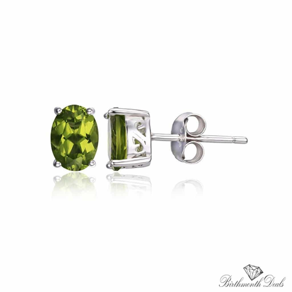 August Peridot Earrings - Birthmonth Deals