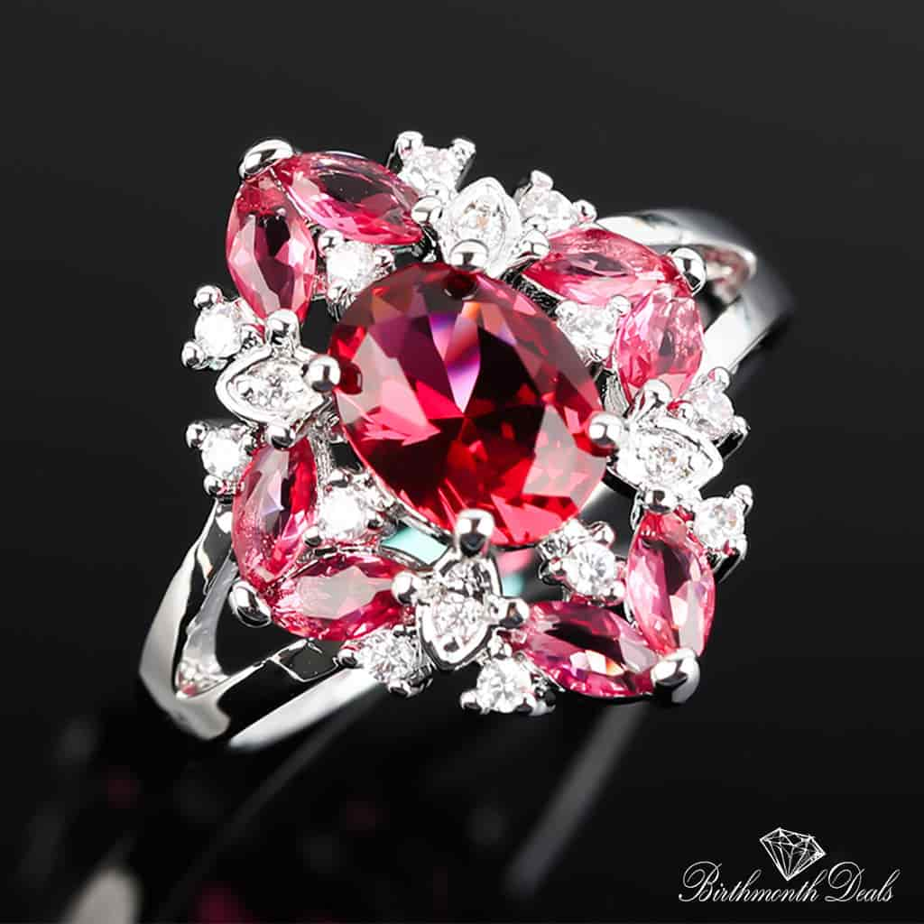 July Ruby Birthstone Ring - Birthmonth Deals