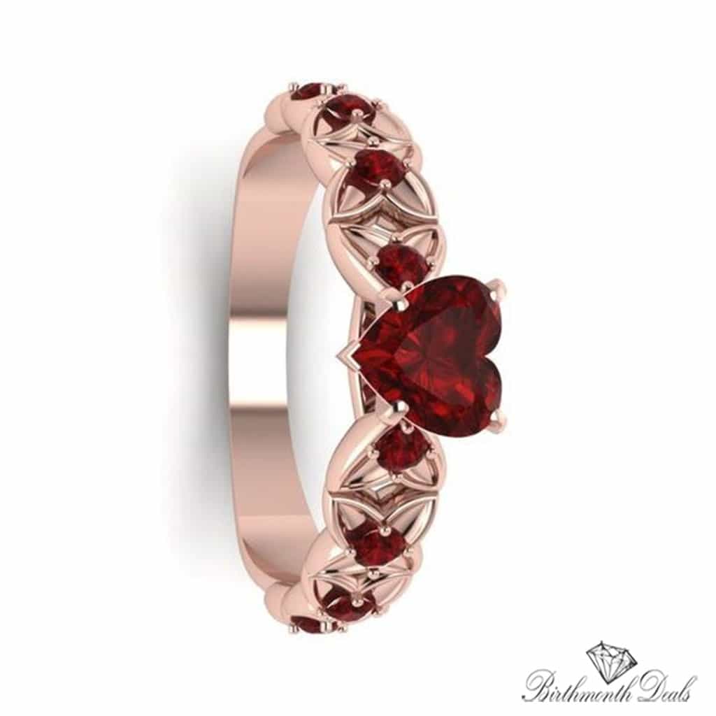 July Ruby Birthstone Ring - Birthmonth Deals