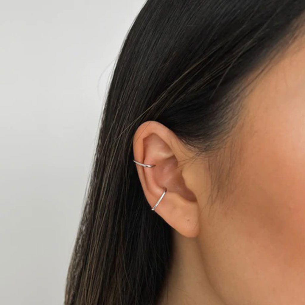 Mia Ear Cuff Set - Silver - Birthmonth Deals