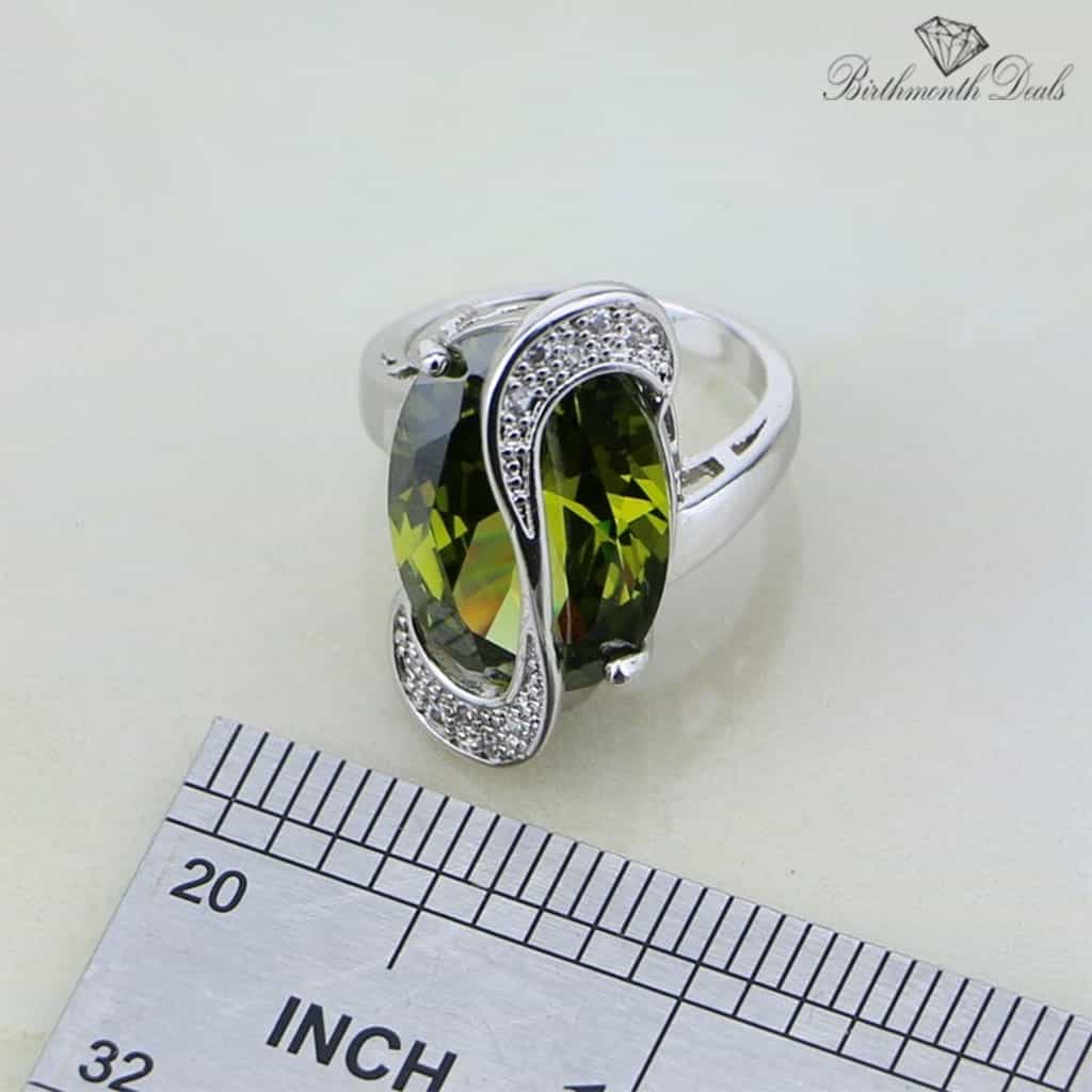 August Peridot Birthstone Jewelry Set - Birthmonth Deals