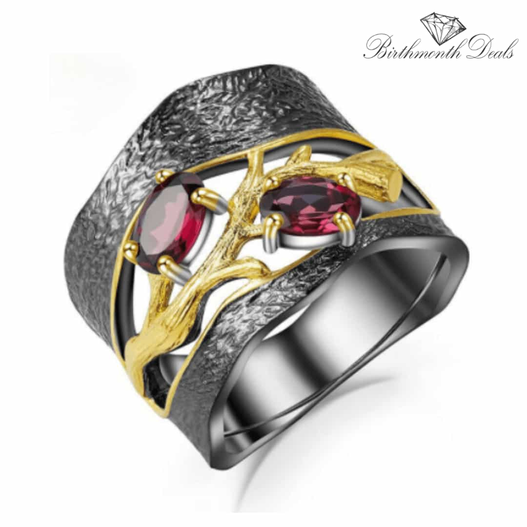 July Ruby Birthstone Ring - Birthmonth Deals