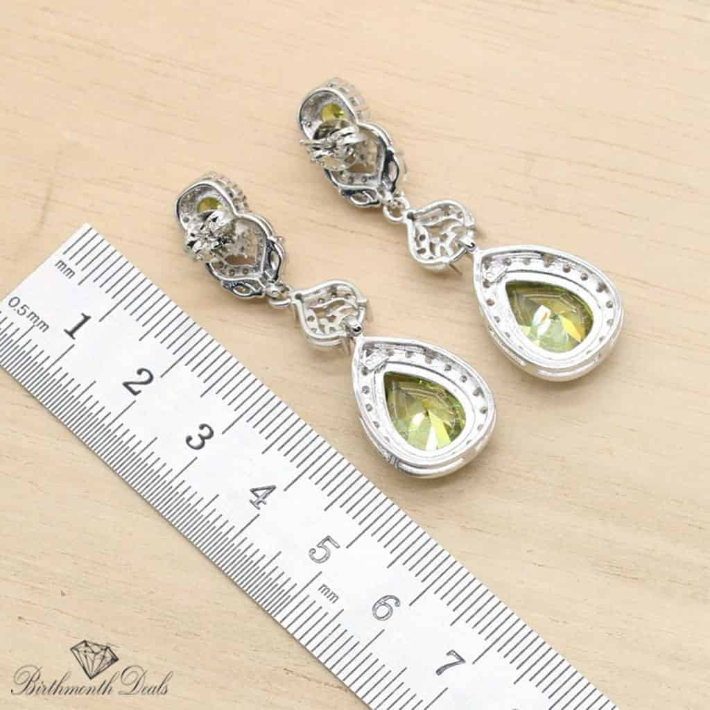 August Peridot Birthstone Jewelry Set - Birthmonth Deals