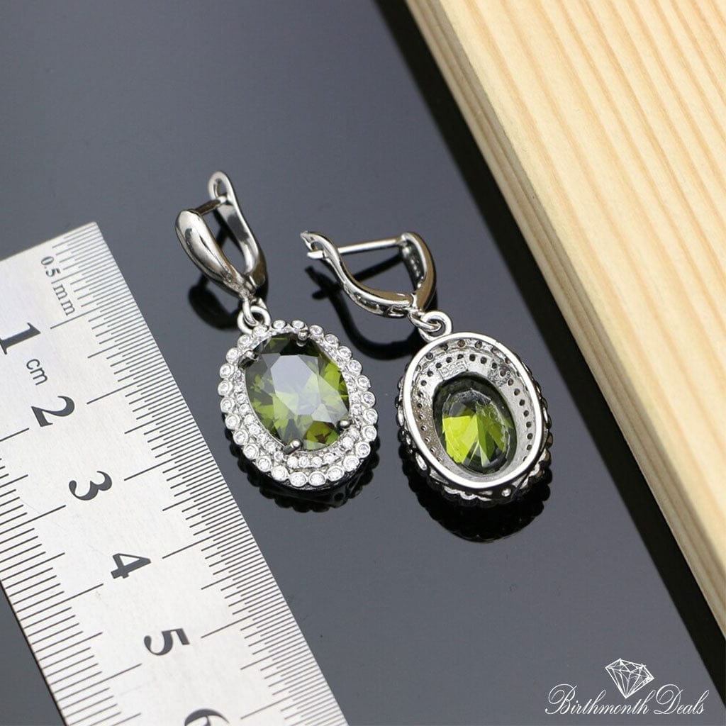 August Peridot Earrings - Birthmonth Deals