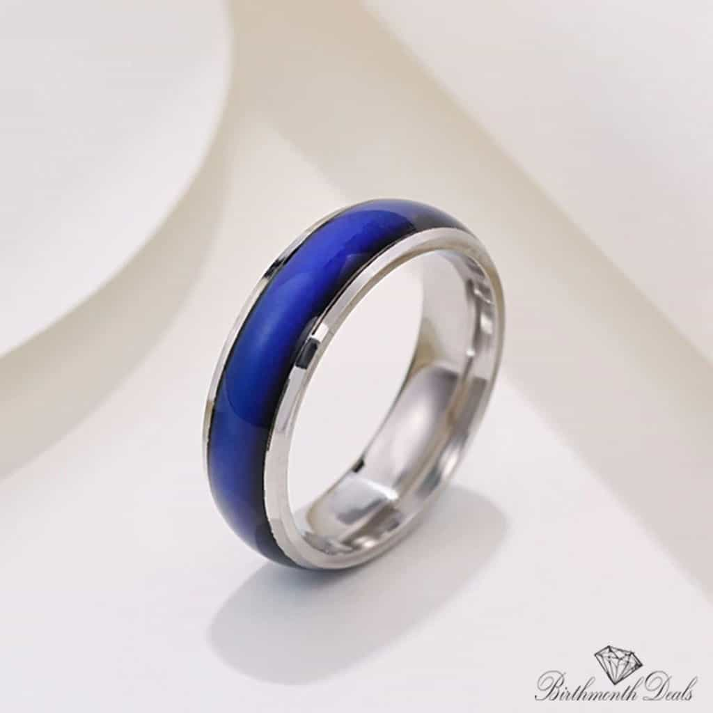 Stainless Steel Mood Ring Collection - Birthmonth Deals