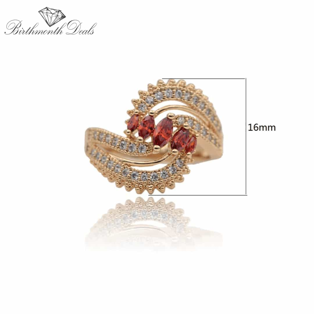 July Ruby Birthstone Ring - Birthmonth Deals