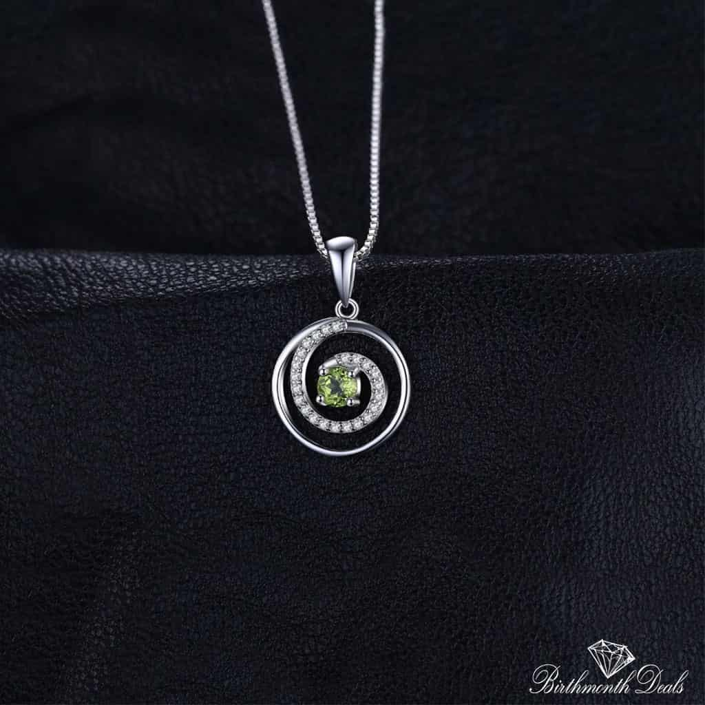 August Peridot Necklace - Birthmonth Deals