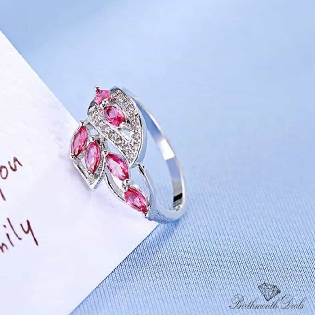 July Ruby Birthstone Ring - Birthmonth Deals