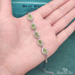 August Peridot Birthstone Bracelet - Birthmonth Deals