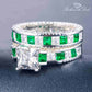 May Emerald Birthstone Stacking Ring - Birthmonth Deals