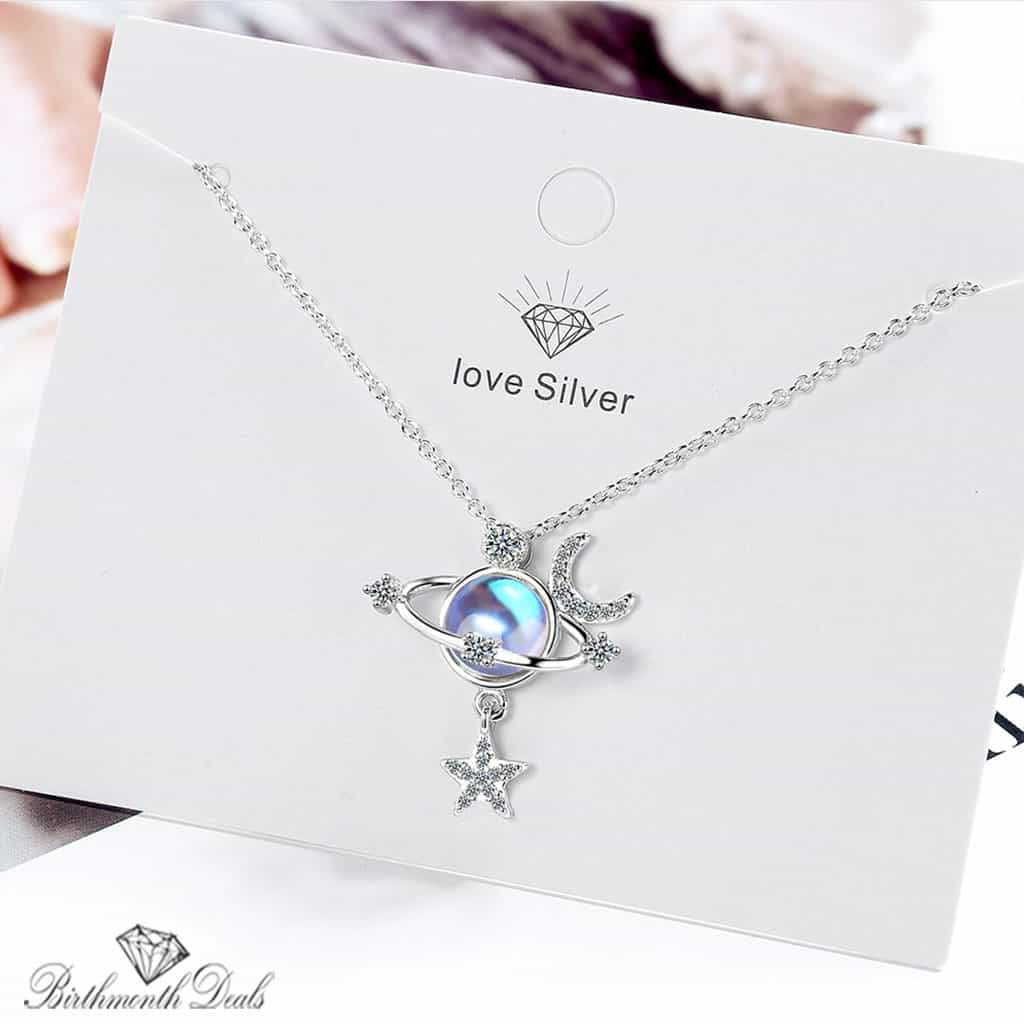 June Moonstone Necklace - Birthmonth Deals