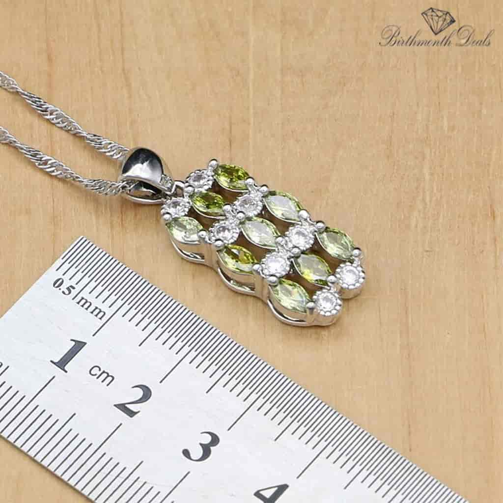 August Peridot Birthstone Jewelry Set - Birthmonth Deals