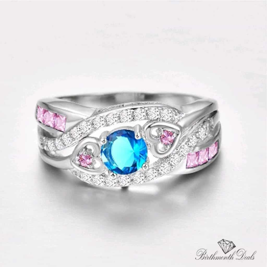 February Amethyst Birthstone Ring - Birthmonth Deals