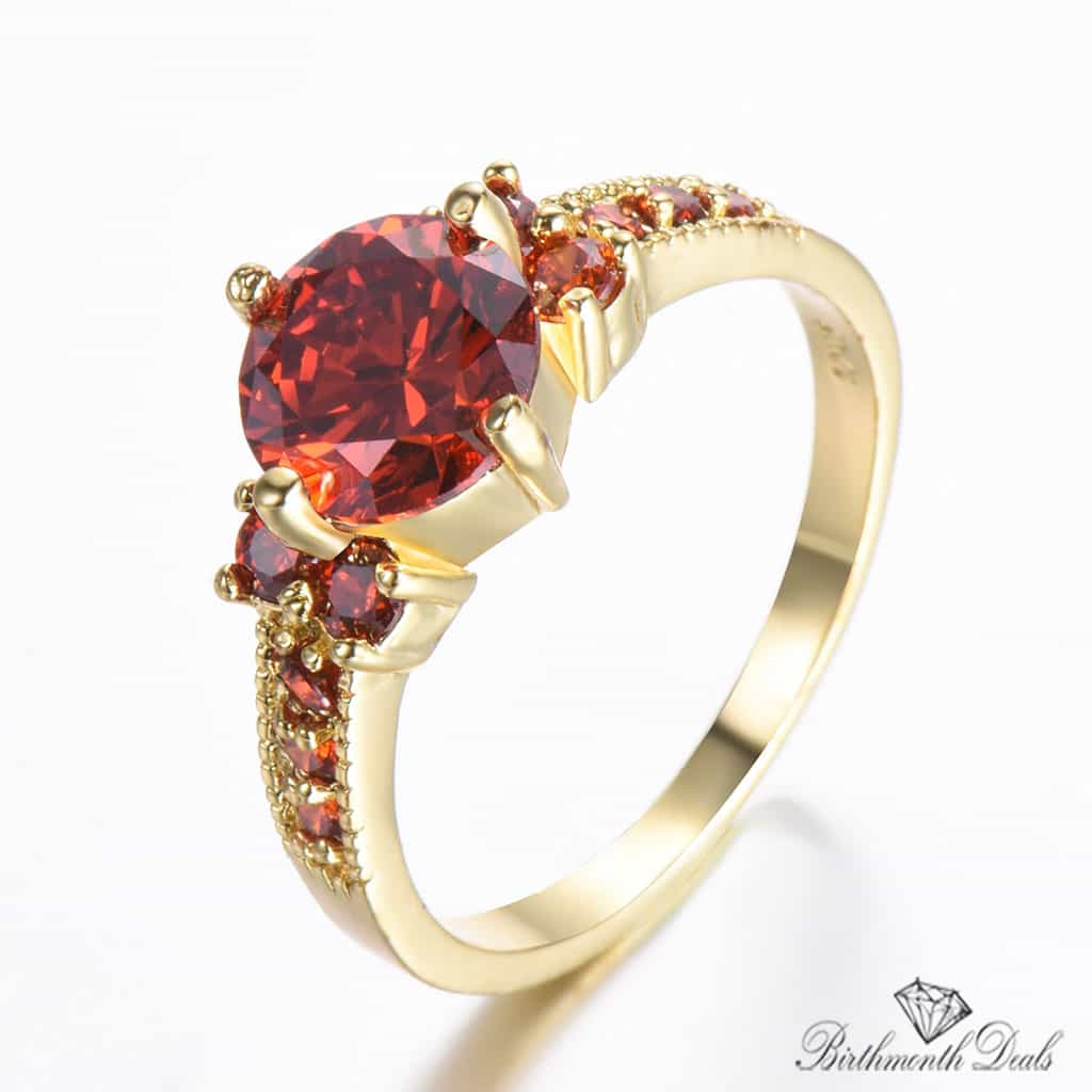 July Ruby Birthstone Ring - Birthmonth Deals