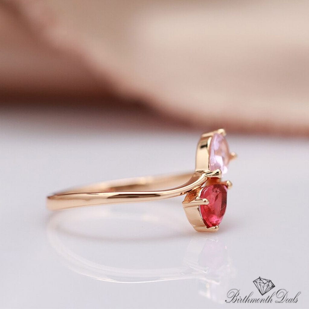 July Ruby Birthstone Ring - Birthmonth Deals