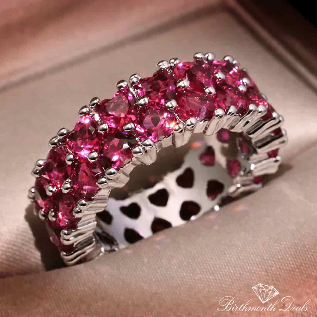 July Ruby Birthstone Ring - Birthmonth Deals