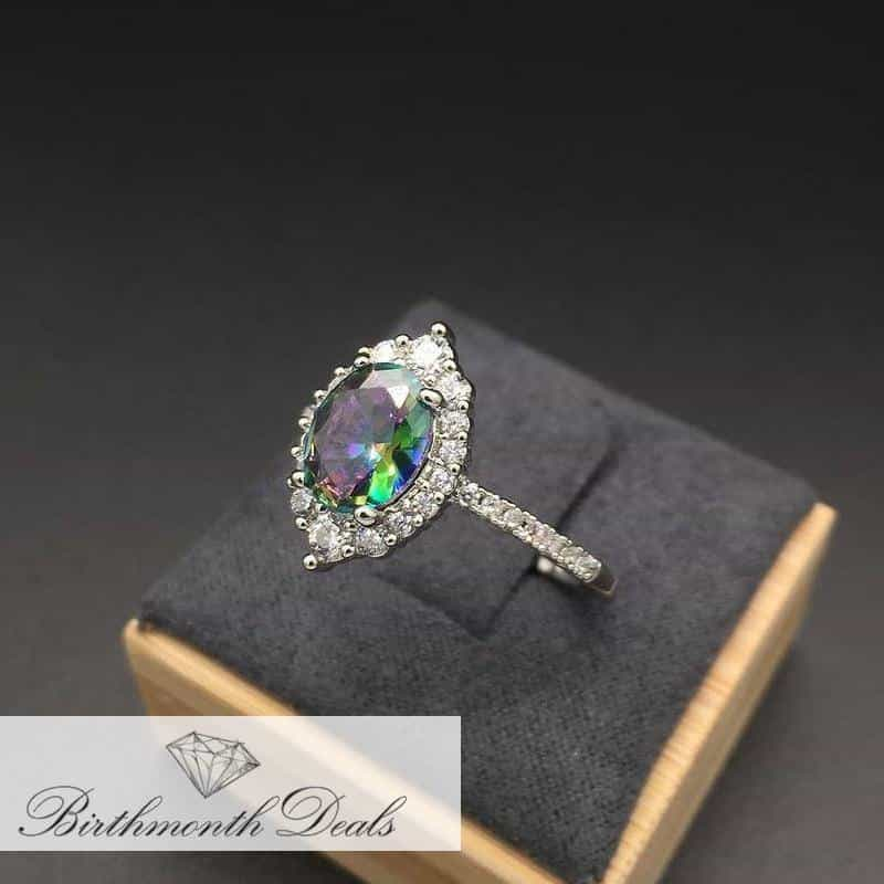 June Alexandrite Birthstone Ring - Birthmonth Deals