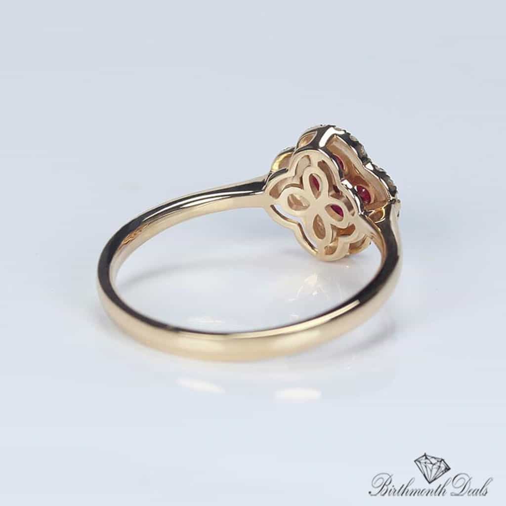 July Ruby Birthstone Ring - Birthmonth Deals