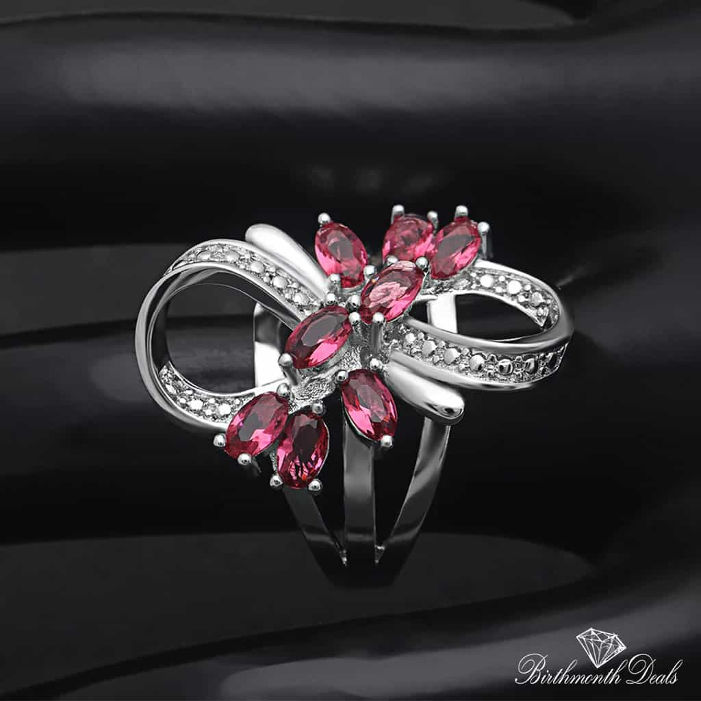 July Ruby Birthstone Ring - Birthmonth Deals