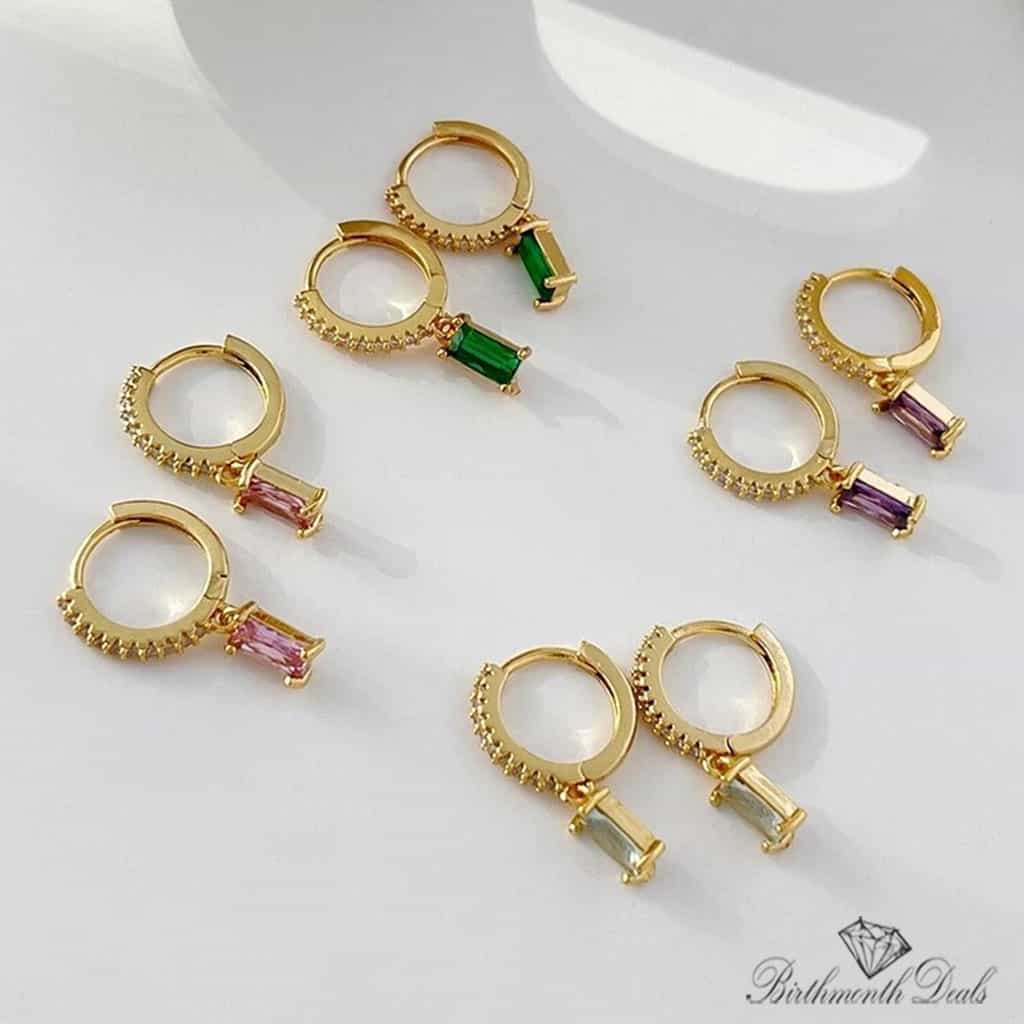 Diana Birthstone Earrings - Birthmonth Deals