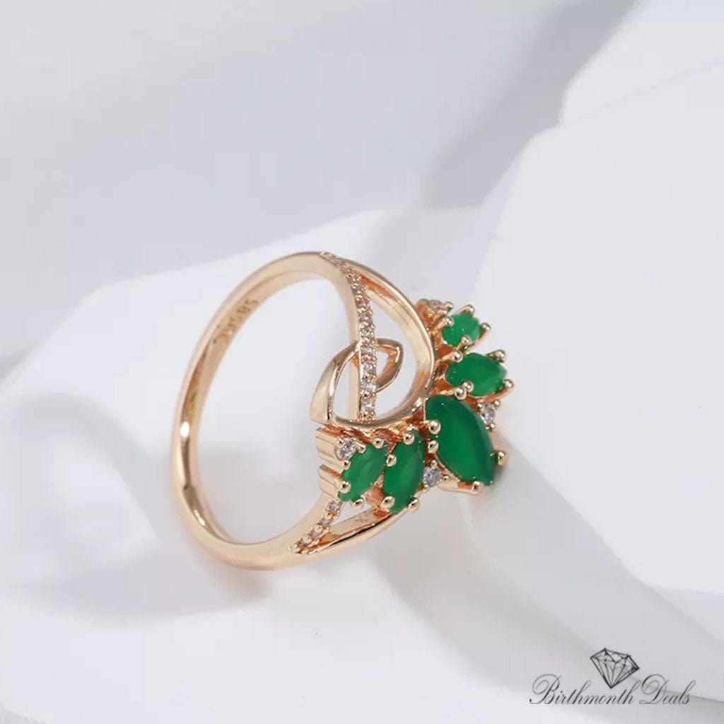 May Emerald Birthstone Ring - Birthmonth Deals
