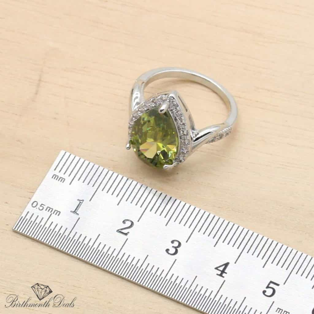 August Peridot Birthstone Jewelry Set - Birthmonth Deals