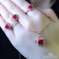 July Ruby Birthstone Jewelry Set - Birthmonth Deals