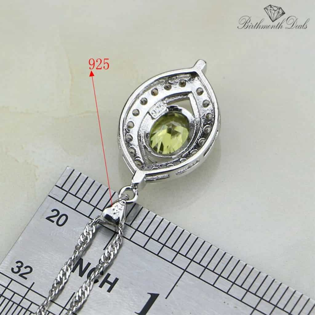 August Peridot Birthstone Jewelry Set - Birthmonth Deals