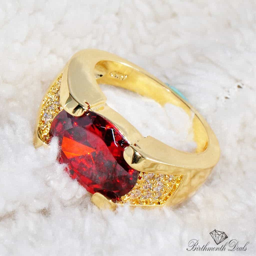 July Ruby Birthstone Ring - Birthmonth Deals