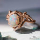 October Opal Birthstone Stacking Ring - Birthmonth Deals