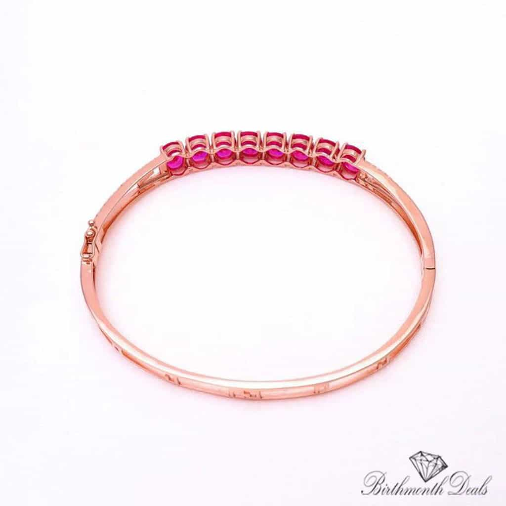 July Ruby Birthstone Bracelet - Birthmonth Deals