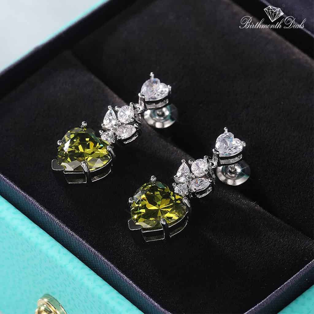 August Peridot Earrings - Birthmonth Deals