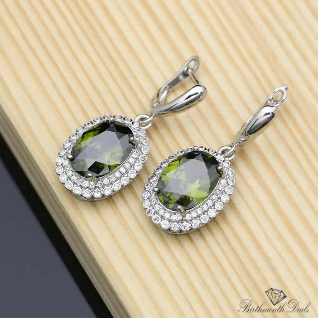 August Peridot Earrings - Birthmonth Deals