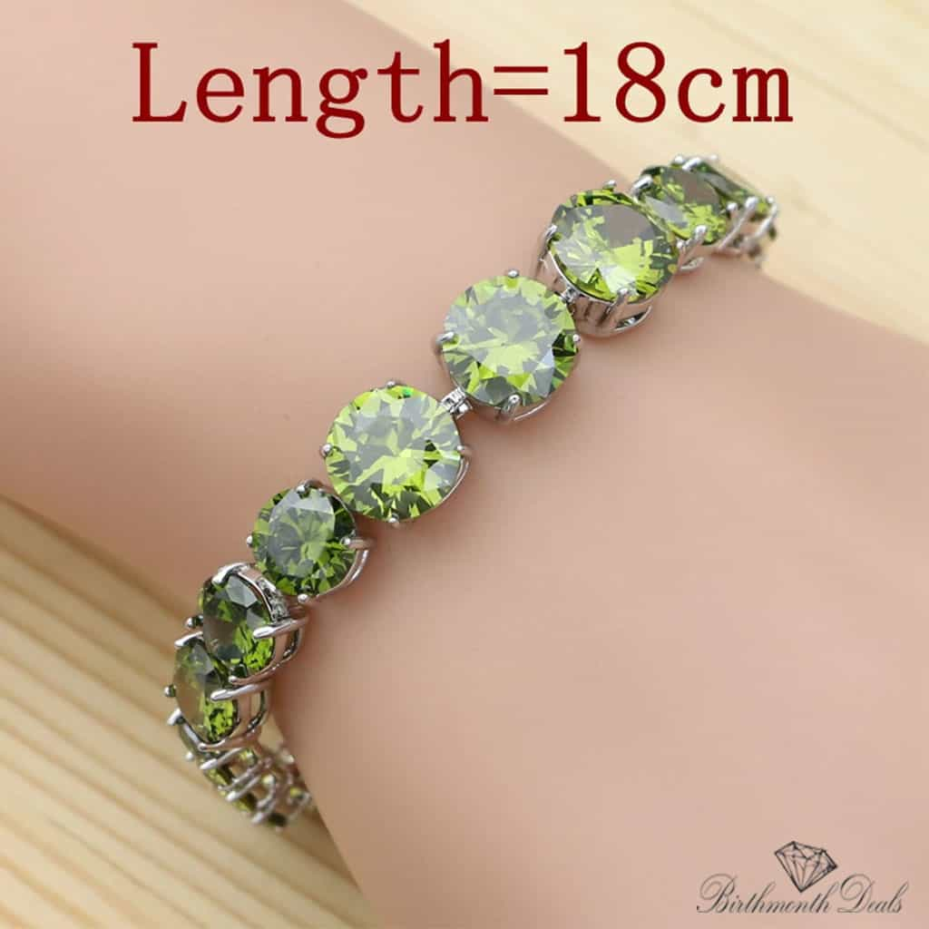 August Peridot Birthstone Jewelry Set - Birthmonth Deals