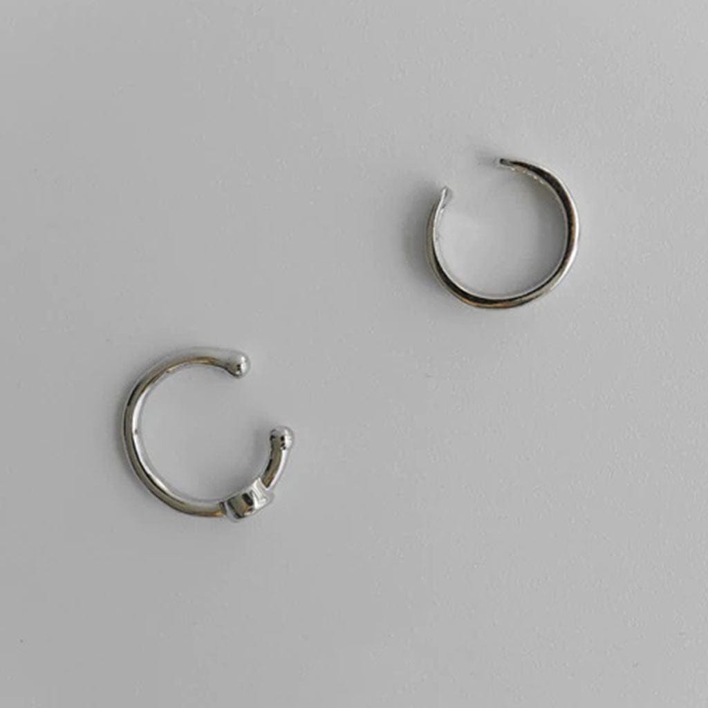 Olivia Ear Cuff Set - Silver - Birthmonth Deals