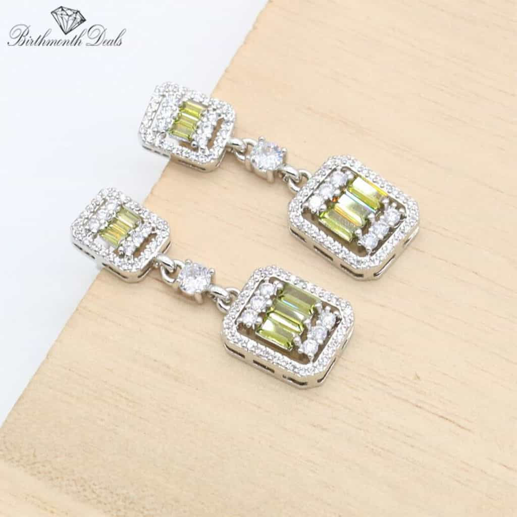 August Peridot Birthstone Jewelry Set - Birthmonth Deals