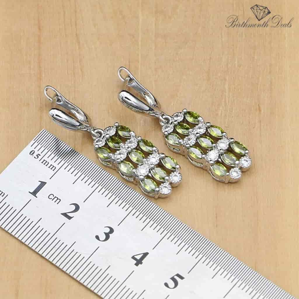 August Peridot Birthstone Jewelry Set - Birthmonth Deals