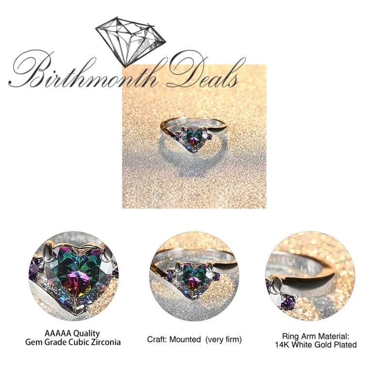 June Alexandrite Birthstone Ring - Birthmonth Deals