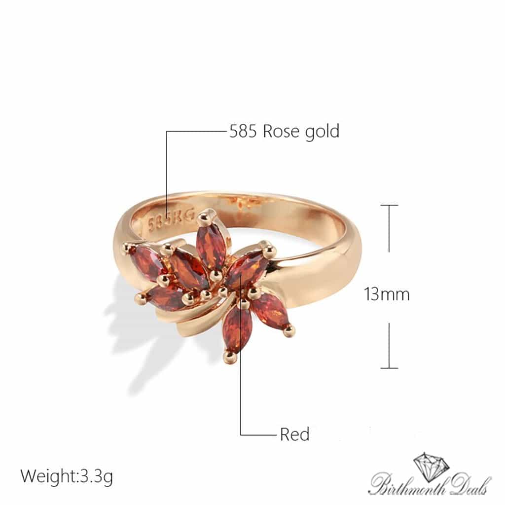 July Ruby Birthstone Ring - Birthmonth Deals