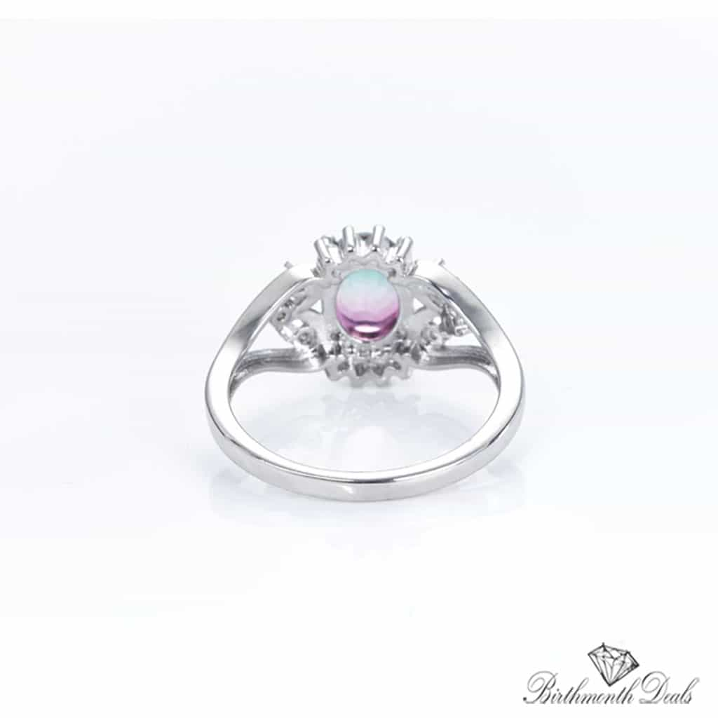 June Alexandrite Birthstone Ring - Birthmonth Deals