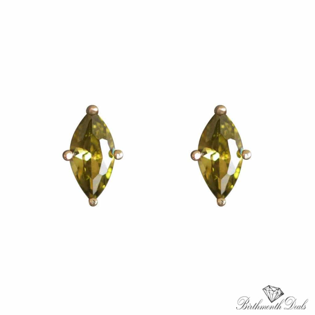 August Peridot Earrings - Birthmonth Deals