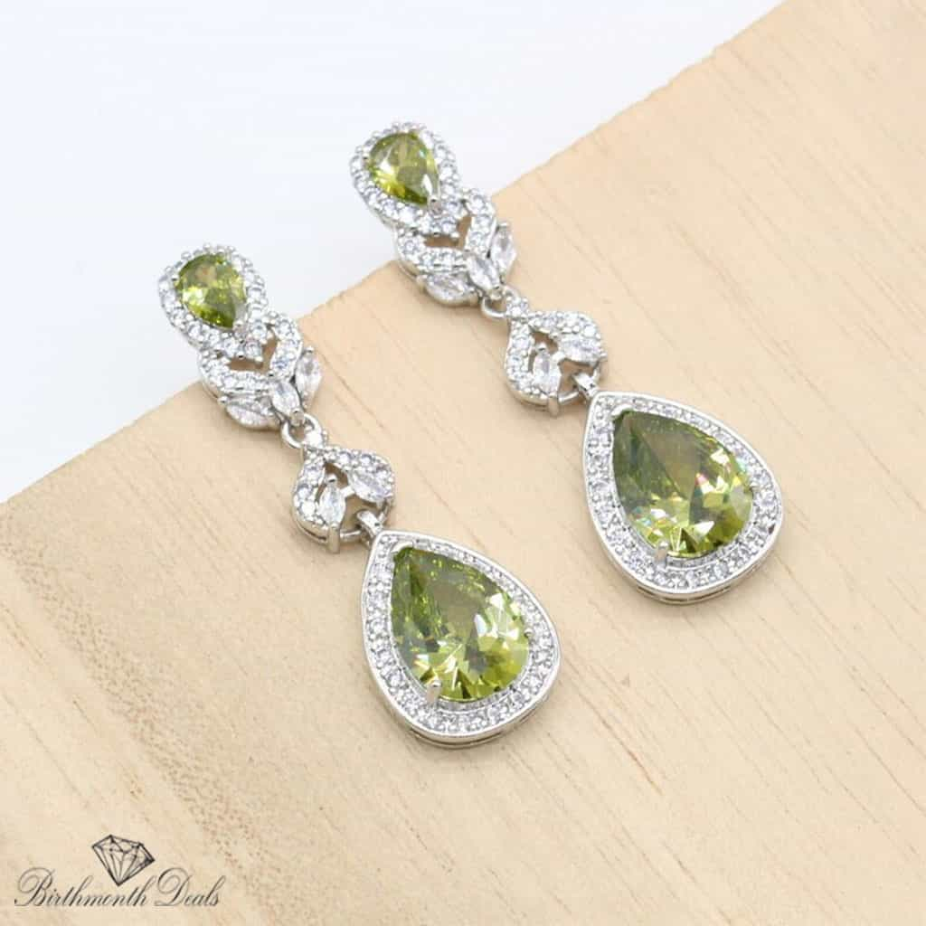 August Peridot Birthstone Jewelry Set - Birthmonth Deals