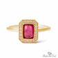 July Ruby Birthstone Ring - Birthmonth Deals